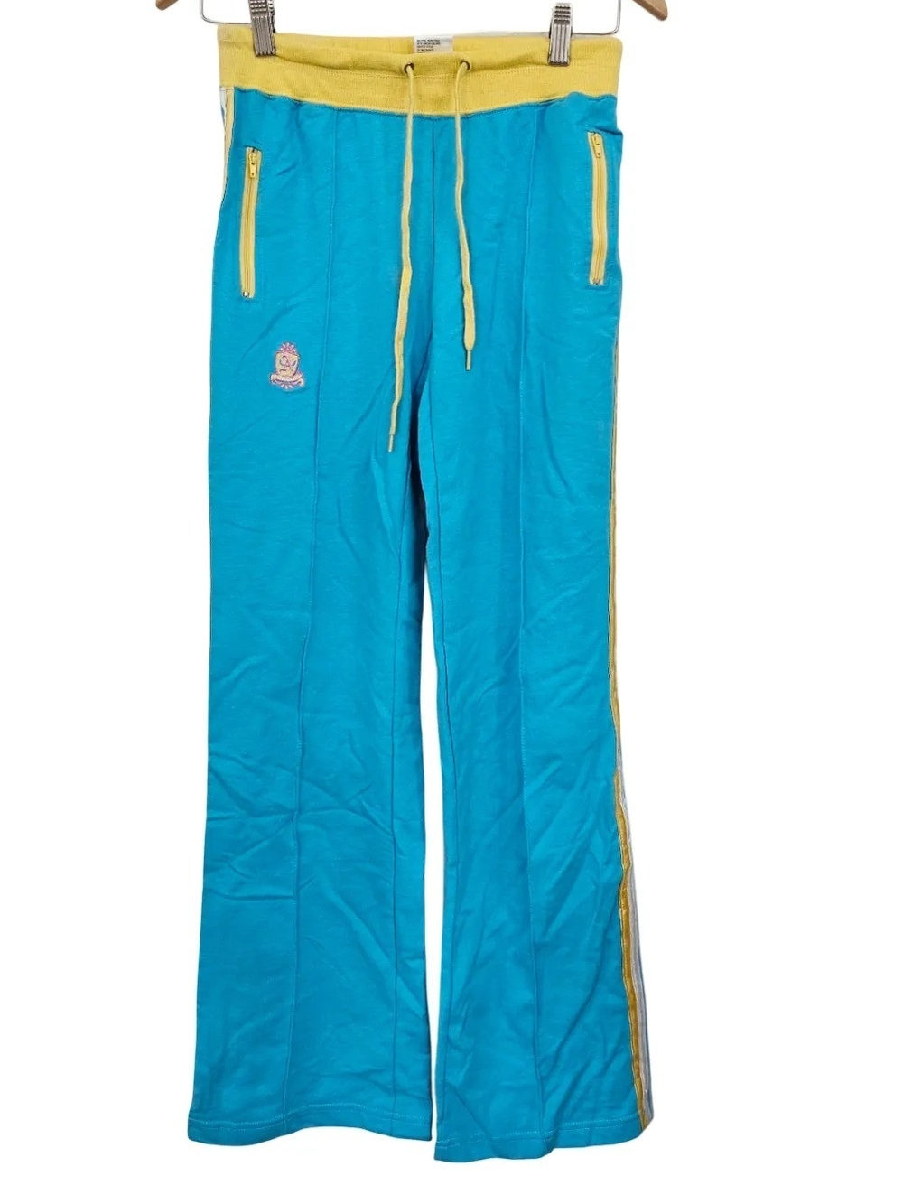 No Boundariea Blue And Yellow Track Pants